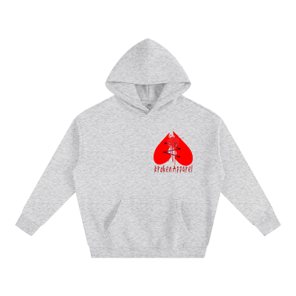 Big B.A Logo Fleeced Hoodie