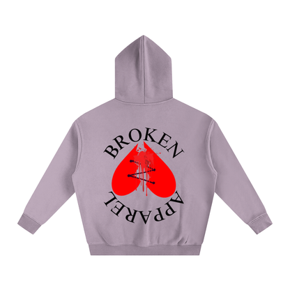 Big B.A Logo Fleeced Hoodie