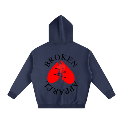 Big B.A Logo Fleeced Hoodie