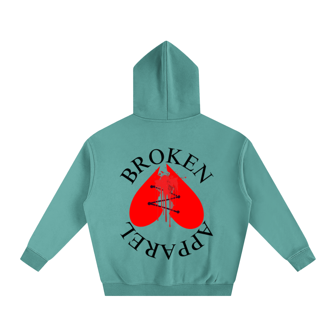 Big B.A Logo Fleeced Hoodie