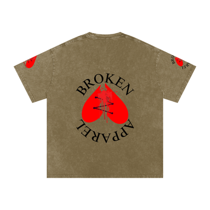 3Heart Broken Apparel Cotton T-Shirt