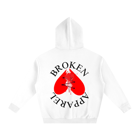 Big B.A Logo Fleeced Hoodie