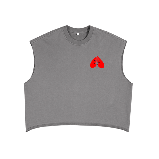 French Terry Boxy Tank Top