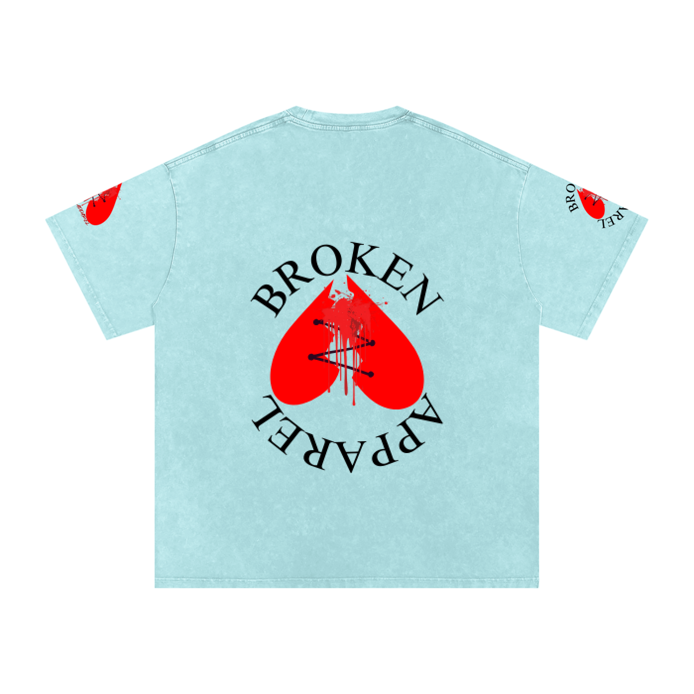 3Heart Broken Apparel Cotton T-Shirt