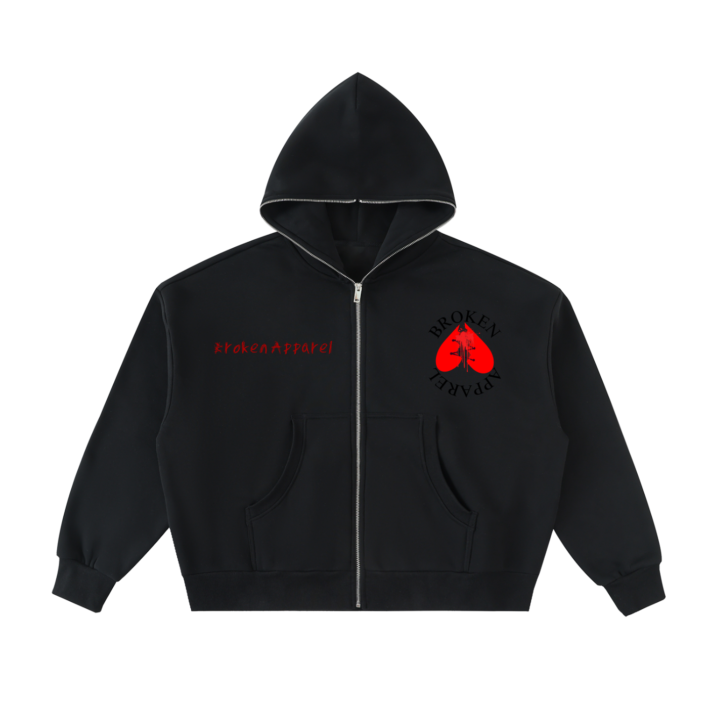 Broken Apparel Full-Zip Hoodie