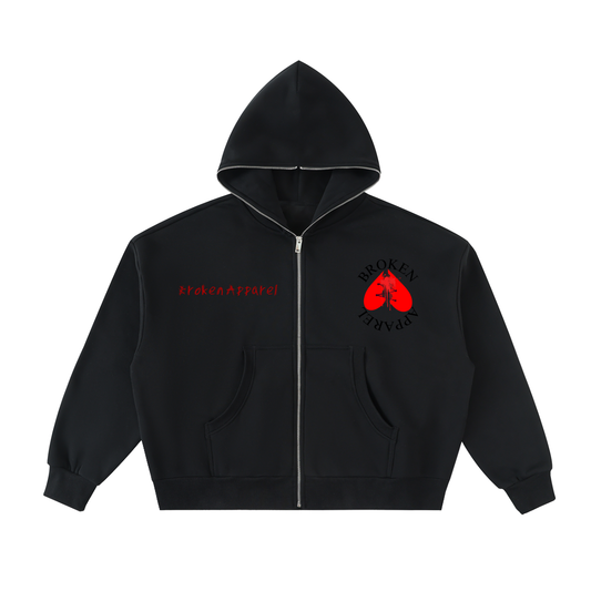 Broken Apparel Full-Zip Hoodie