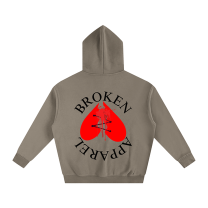 Big B.A Logo Fleeced Hoodie