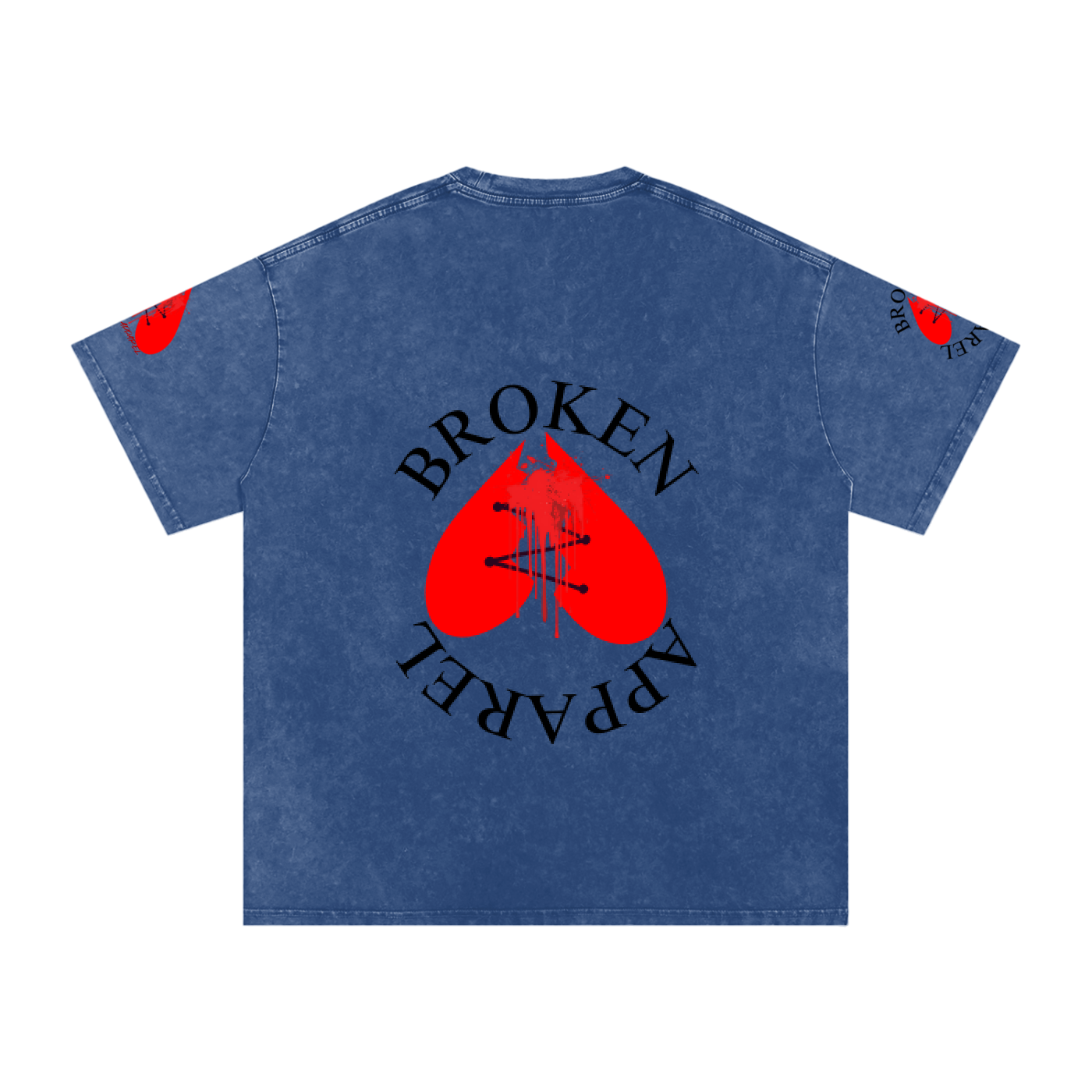 3Heart Broken Apparel Cotton T-Shirt
