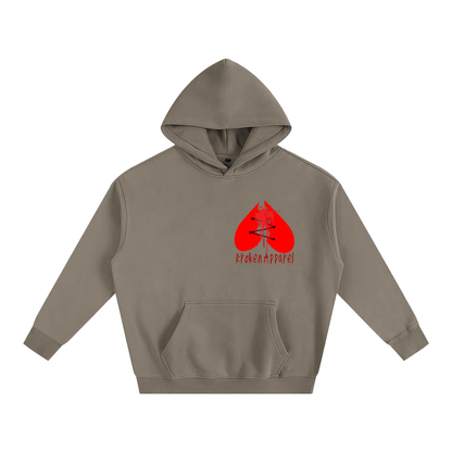Big B.A Logo Fleeced Hoodie