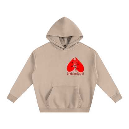 Big B.A Logo Fleeced Hoodie