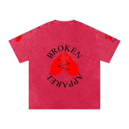 3Heart Broken Apparel Cotton T-Shirt