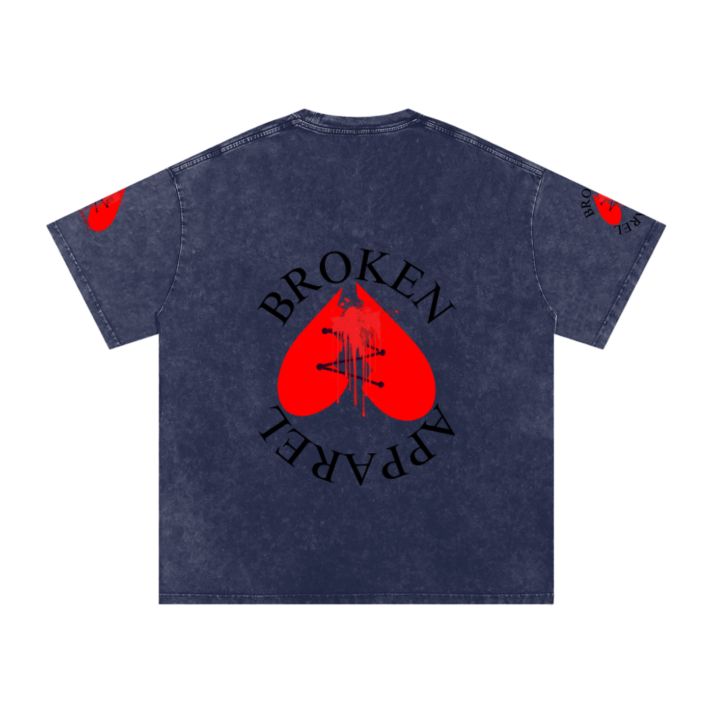 3Heart Broken Apparel Cotton T-Shirt