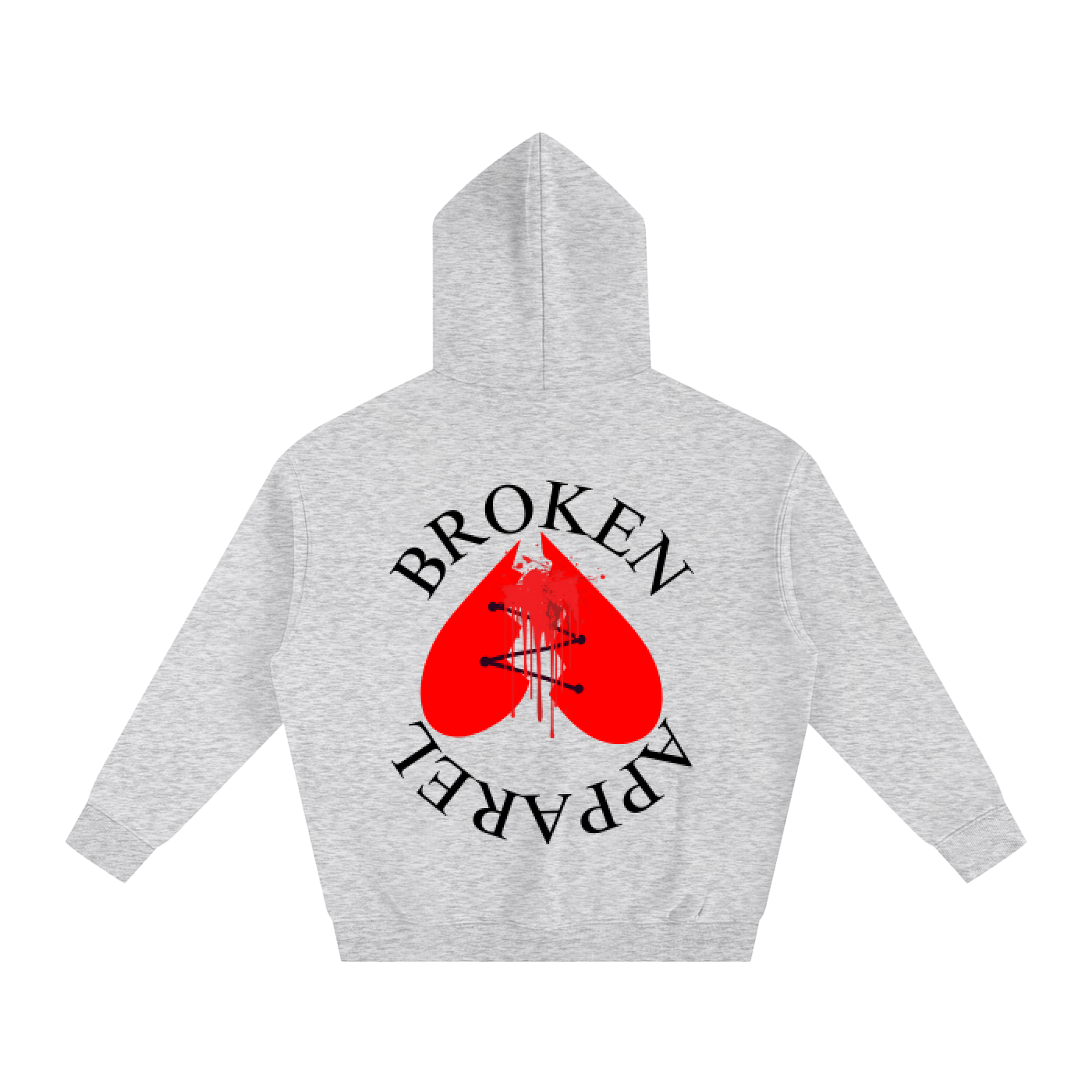 Big B.A Logo Fleeced Hoodie