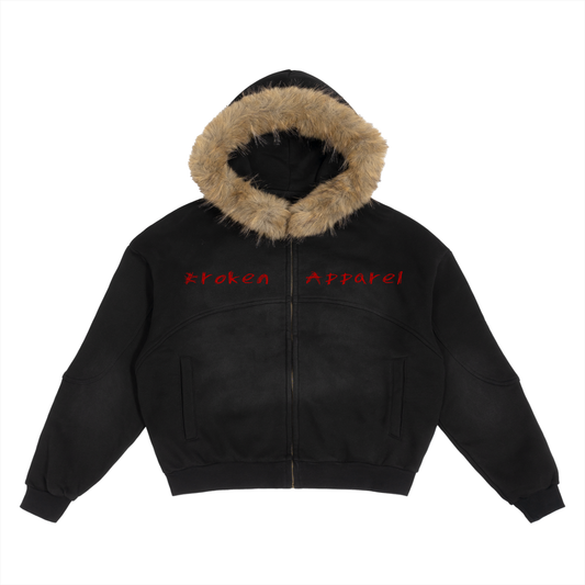 FurTrim Broken Apparel Jacket