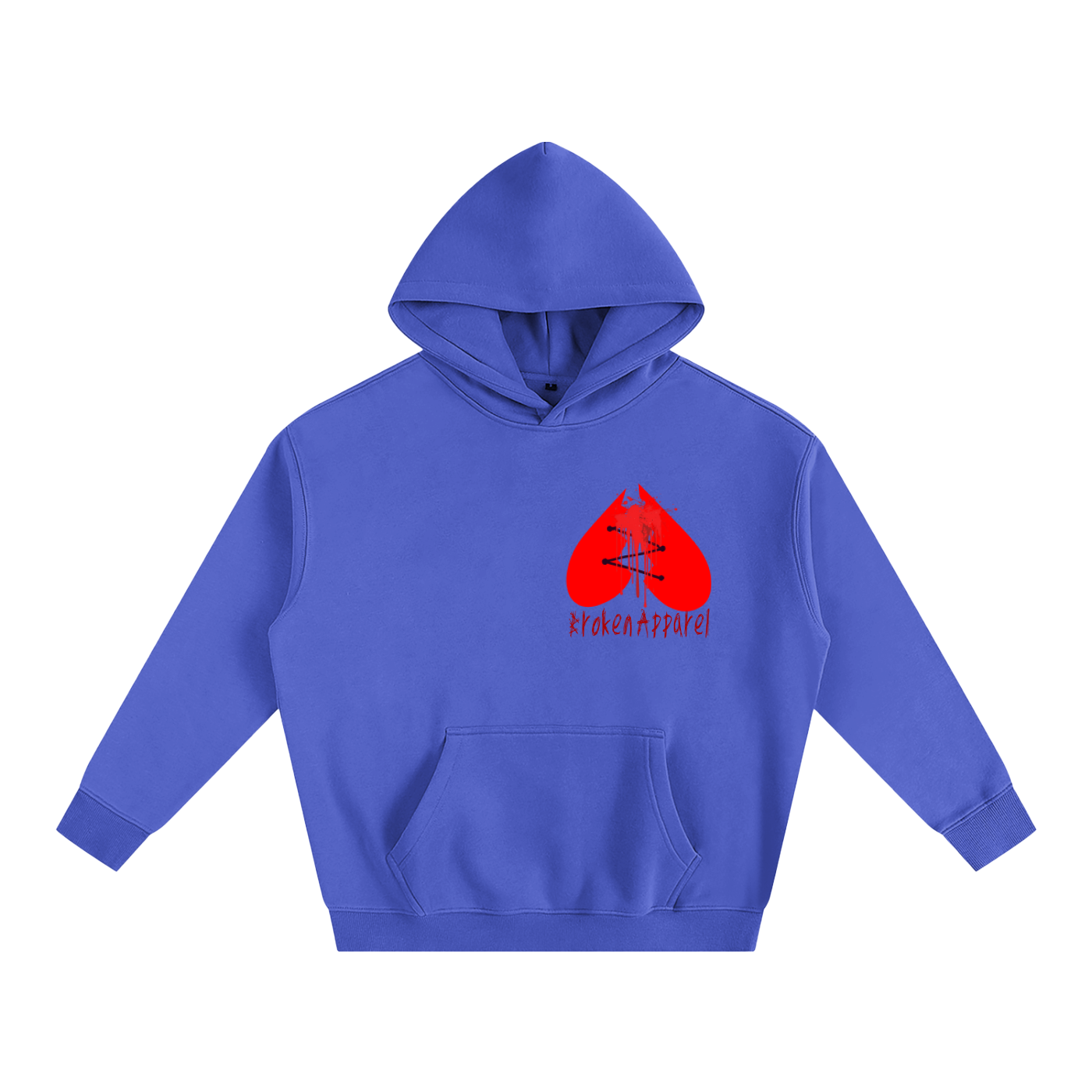 Big B.A Logo Fleeced Hoodie