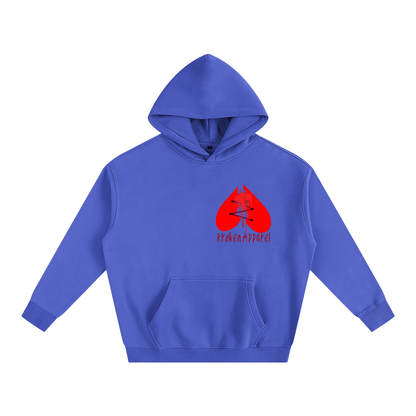 Big B.A Logo Fleeced Hoodie