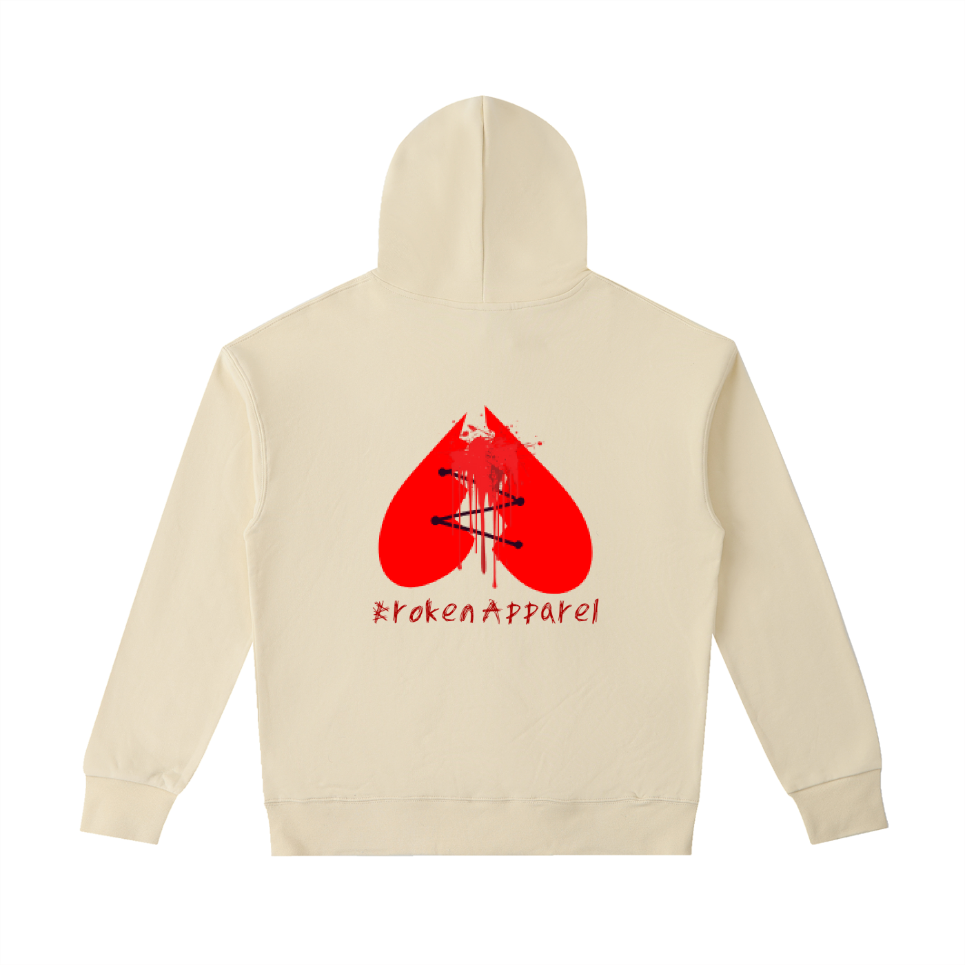 Original Broken Apparel Cotton Hoodie