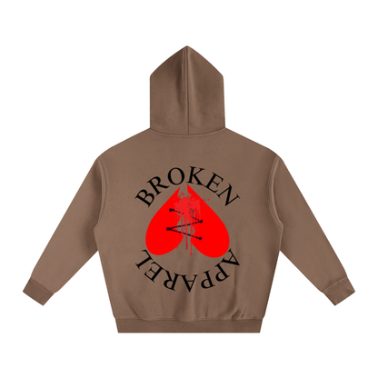Big B.A Logo Fleeced Hoodie
