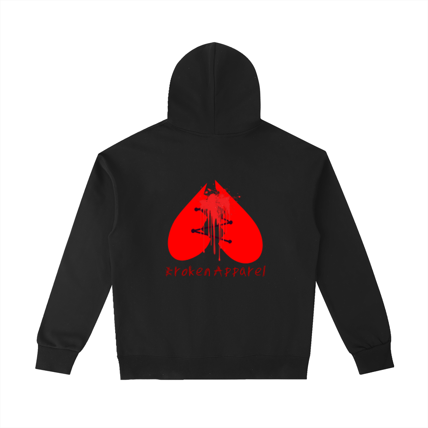 Original Broken Apparel Cotton Hoodie