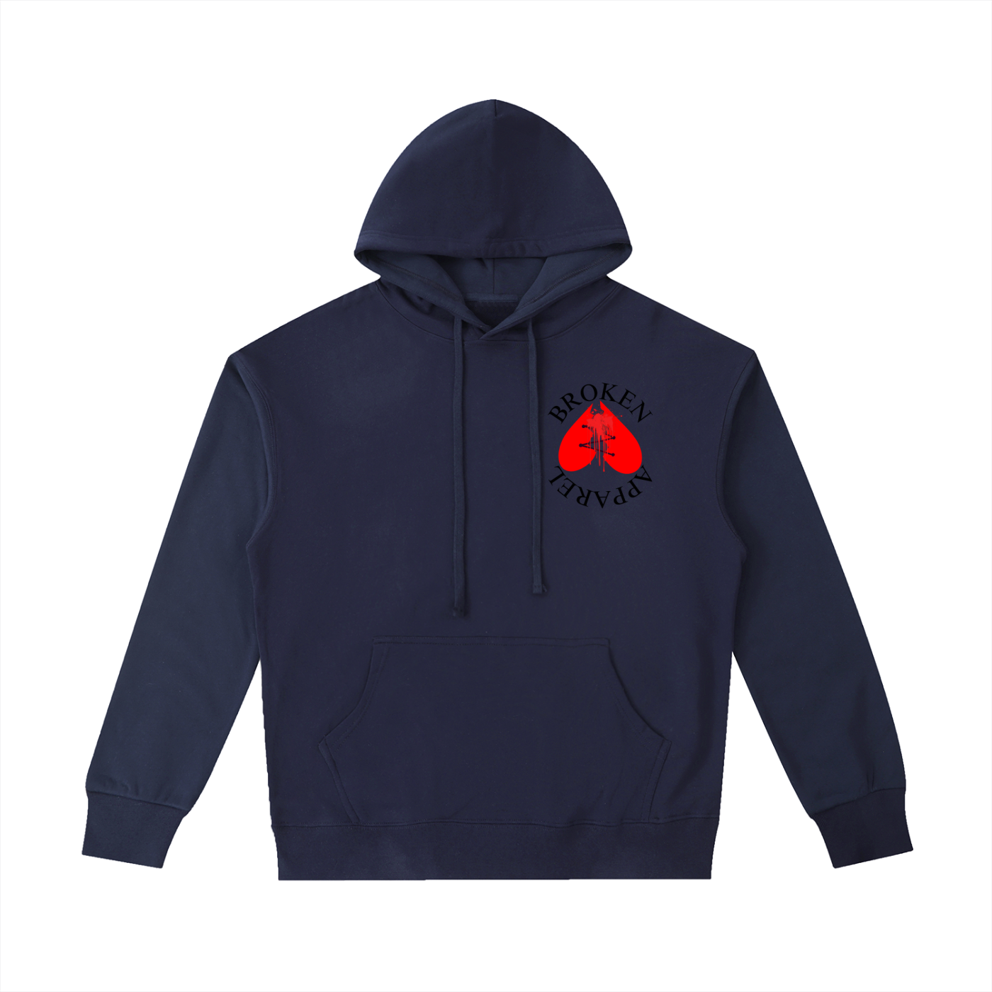 Original Broken Apparel Cotton Hoodie