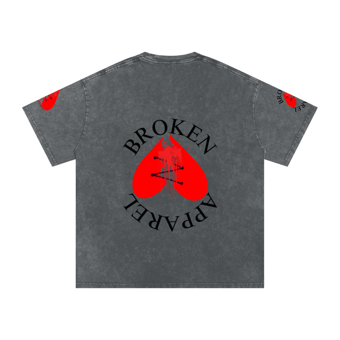 3Heart Broken Apparel Cotton T-Shirt