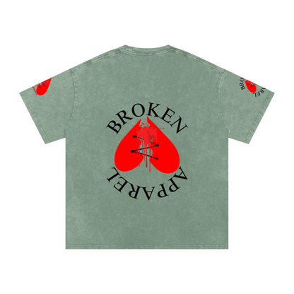 3Heart Broken Apparel Cotton T-Shirt