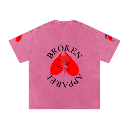 3Heart Broken Apparel Cotton T-Shirt