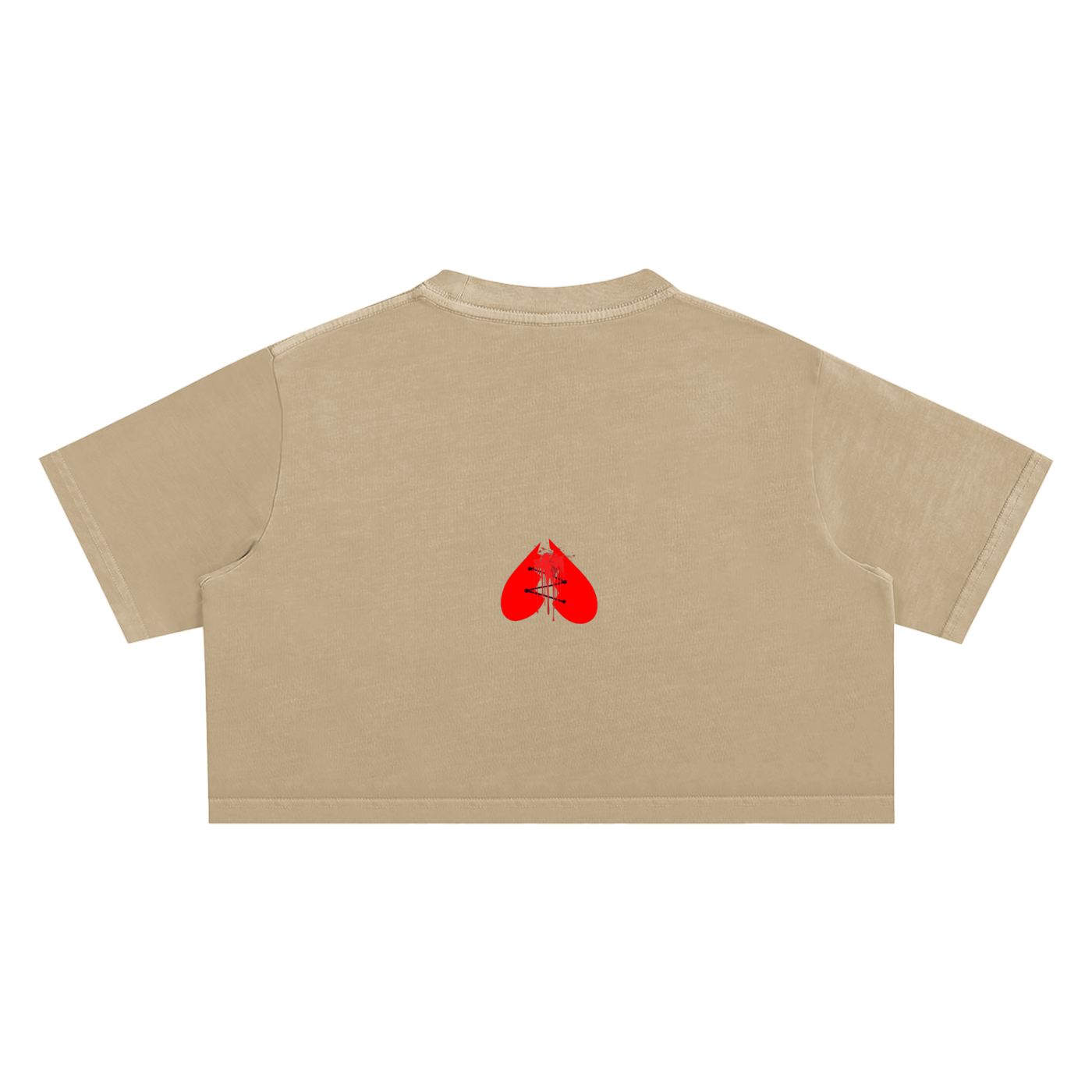Woman's Snow Washed Crop Top