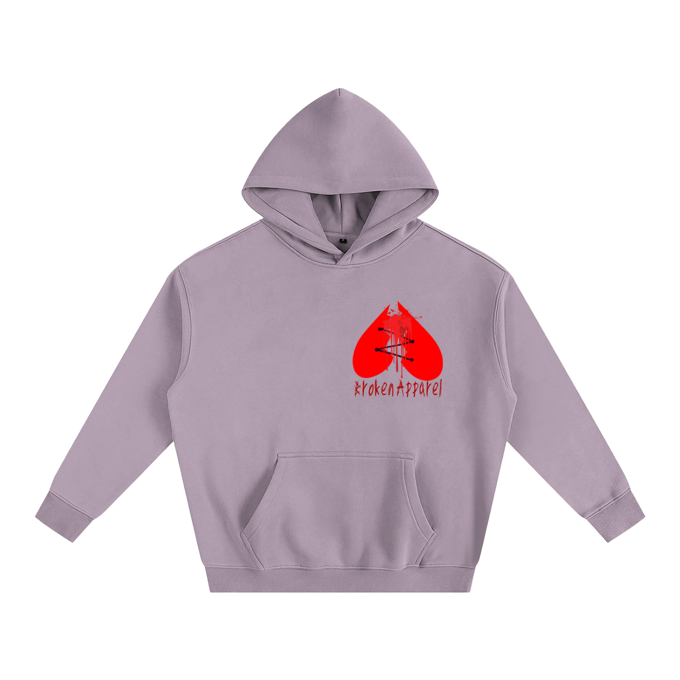 Big B.A Logo Fleeced Hoodie