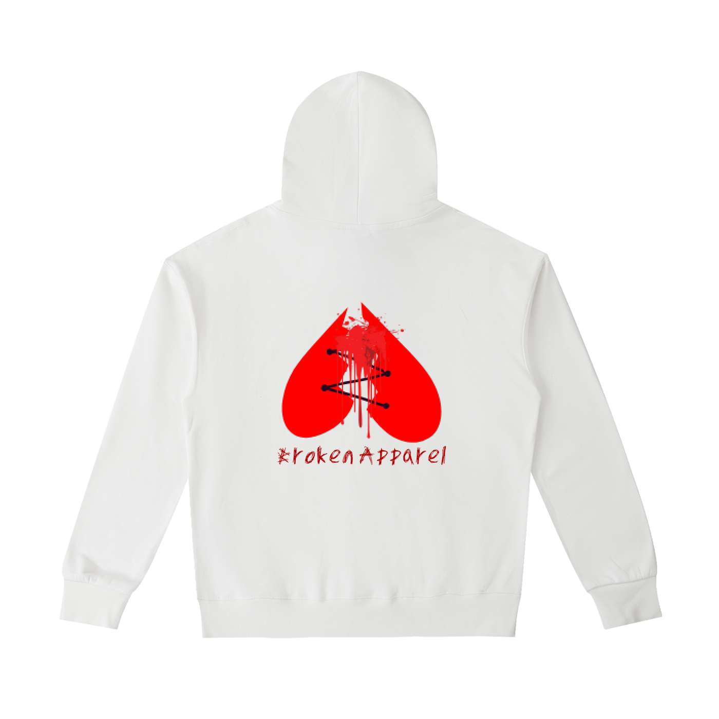 Original Broken Apparel Cotton Hoodie