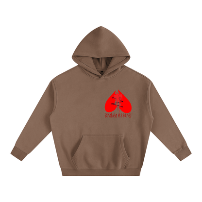 Big B.A Logo Fleeced Hoodie