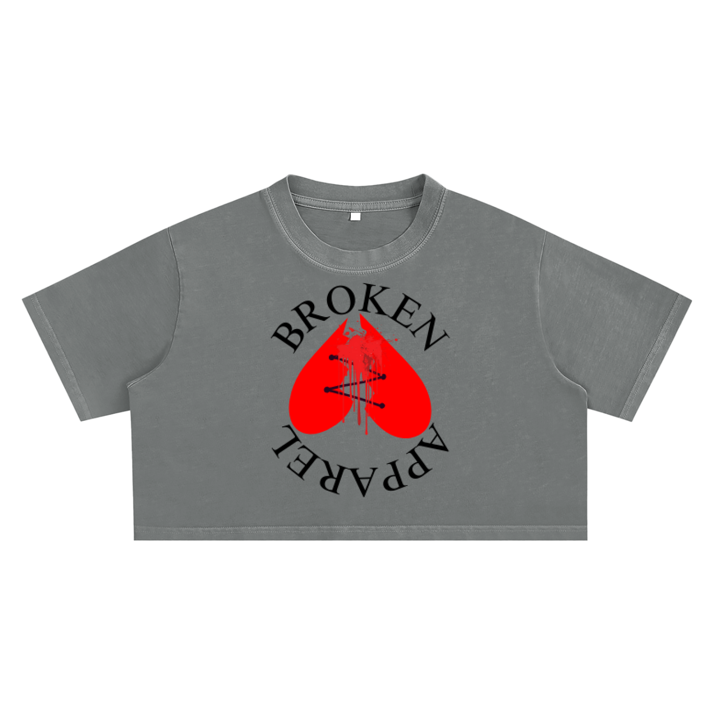 Woman's Snow Washed Crop Top