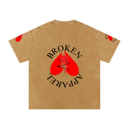 3Heart Broken Apparel Cotton T-Shirt