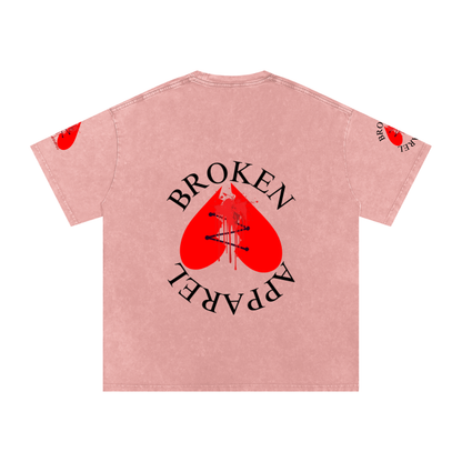 3Heart Broken Apparel Cotton T-Shirt