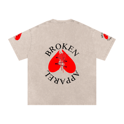 3Heart Broken Apparel Cotton T-Shirt