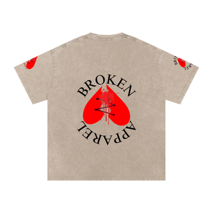 3Heart Broken Apparel Cotton T-Shirt