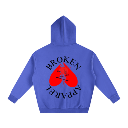 Big B.A Logo Fleeced Hoodie