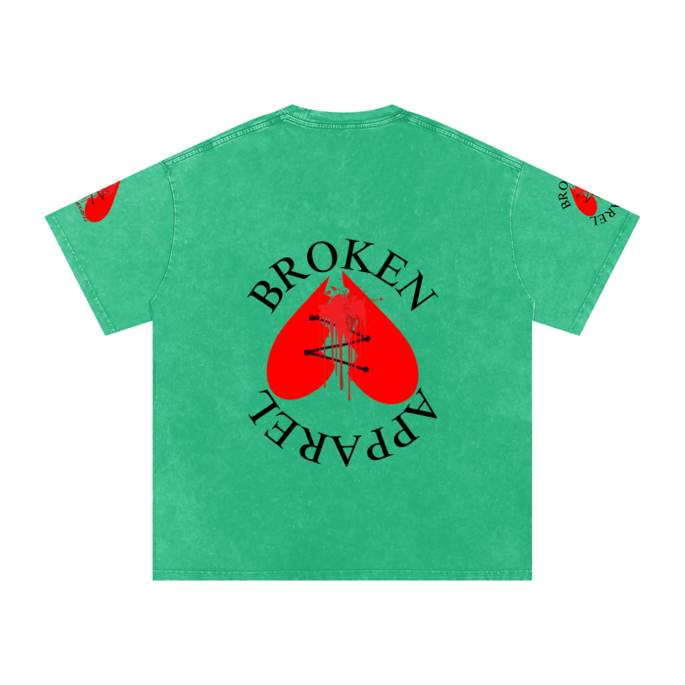 3Heart Broken Apparel Cotton T-Shirt